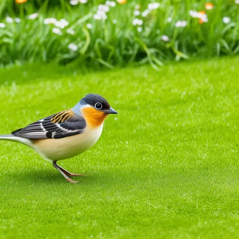 Imagen de las rodillas de un pájaro mostrando su flexibilidad.