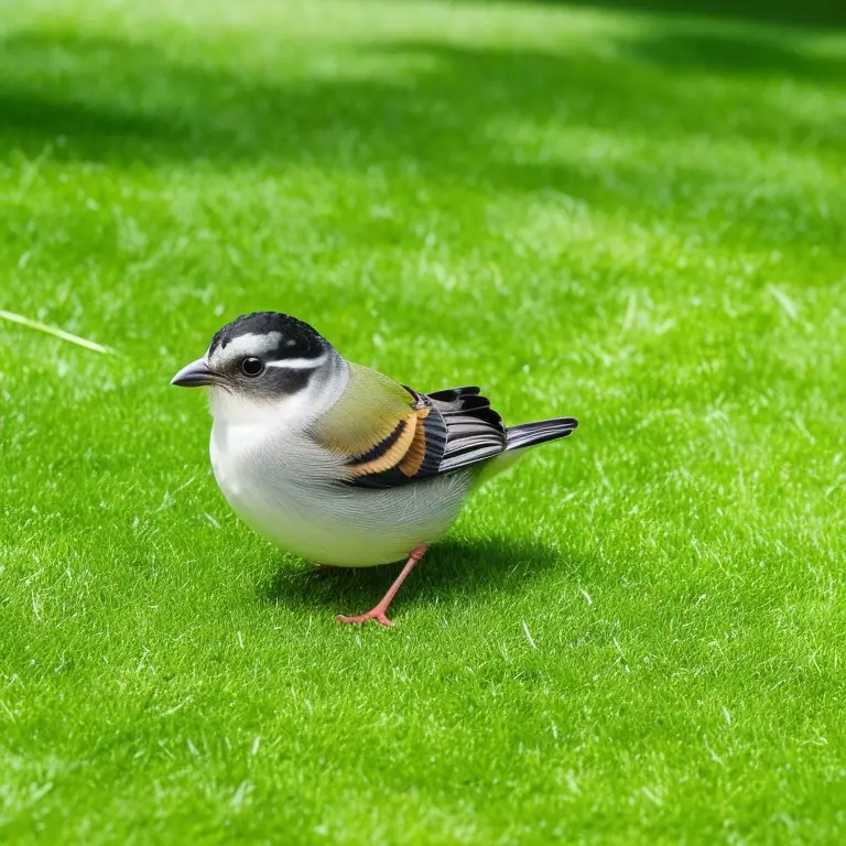 Imagen de un pájaro posándose en un solo pie como parte de su comportamiento natural