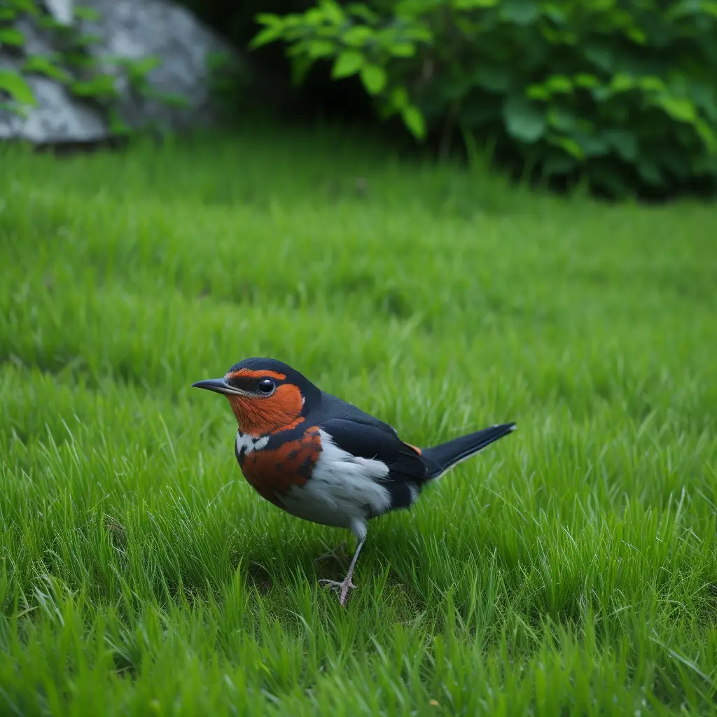 Alt text: Pájaro imitador sorprendente demostrando su increíble habilidad de imitar sonidos.
