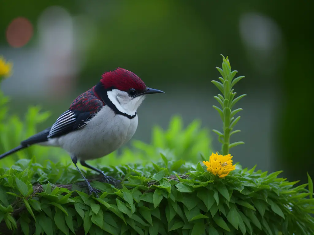 Comedero para aves en el jardín - Atrae la vida silvestre con una hermosa adición decorativa a tu espacio al aire libre