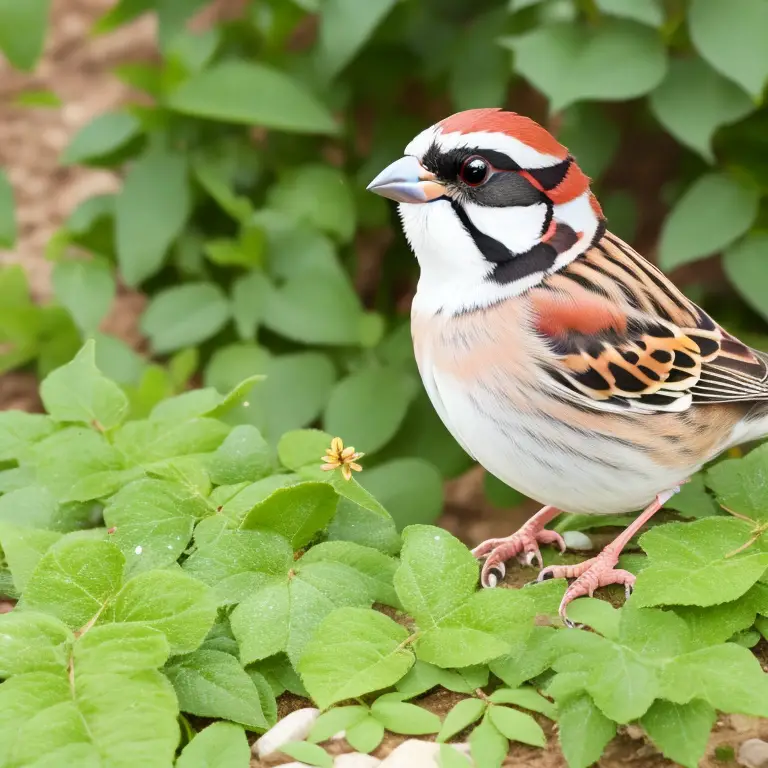 Imagen de pájaros en su hábitat natural y disfrutando de comida fresca y saludable - aprende sobre los secretos de su alimentación y hábitat.
