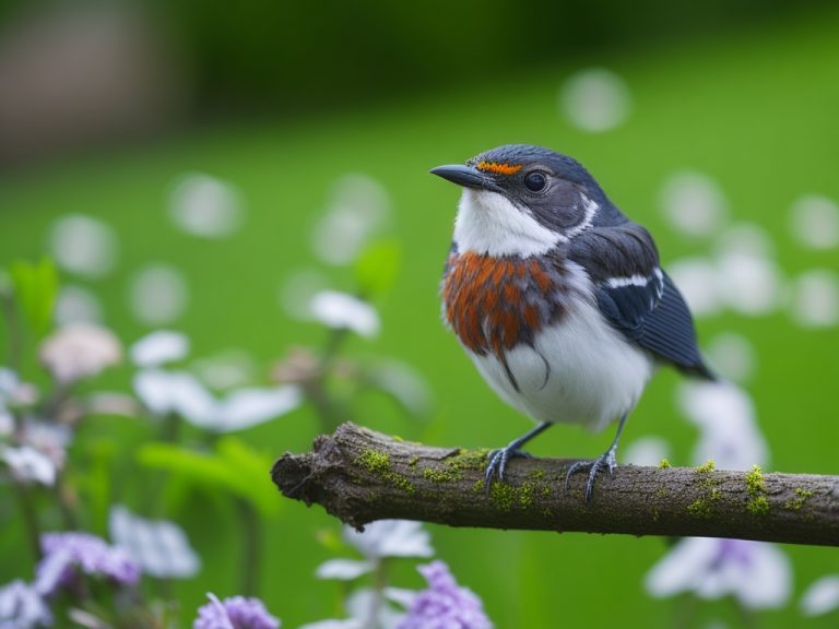 Imagen que muestra un pájaro muerto en el suelo de una casa con elementos alrededor como plantas, juguetes y cuadros.