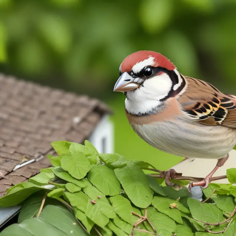 Pájaro posado en antena: Descubre por qué las aves eligen esta ubicación para descansar y contempla su belleza natural en esta imagen impresionante.