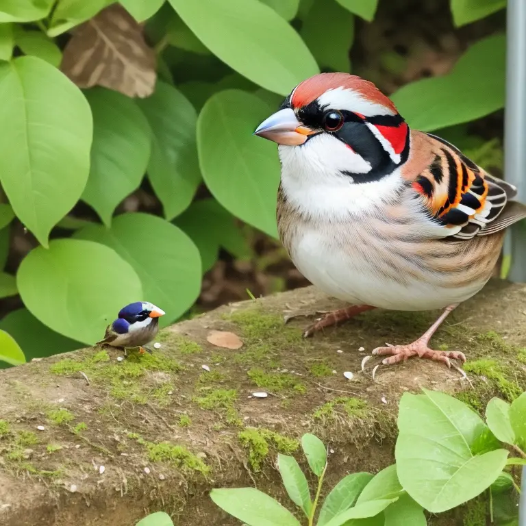 Alt text: Pájaro Campana con origen exótico. Descubre su belleza natural.