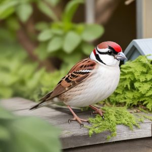 Imagen del fascinante pico del pájaro carpintero de diseño único