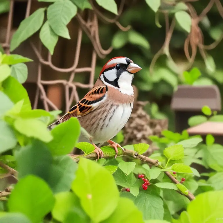 Bebedero para pájaros hecho en cruz de madera para refrescar tu jardín".