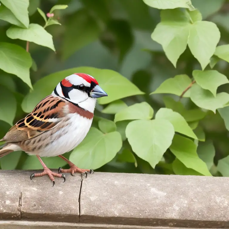 Imagen de un pájaro cantando en una jaula. Alt texto: 