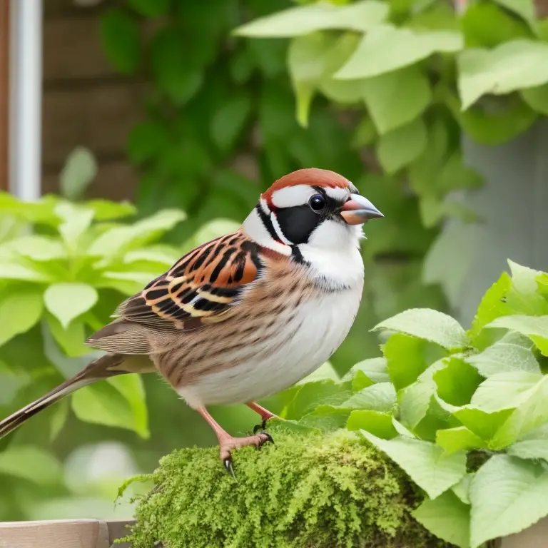 Imagen del misterioso canto de los pájaros en la naturaleza.