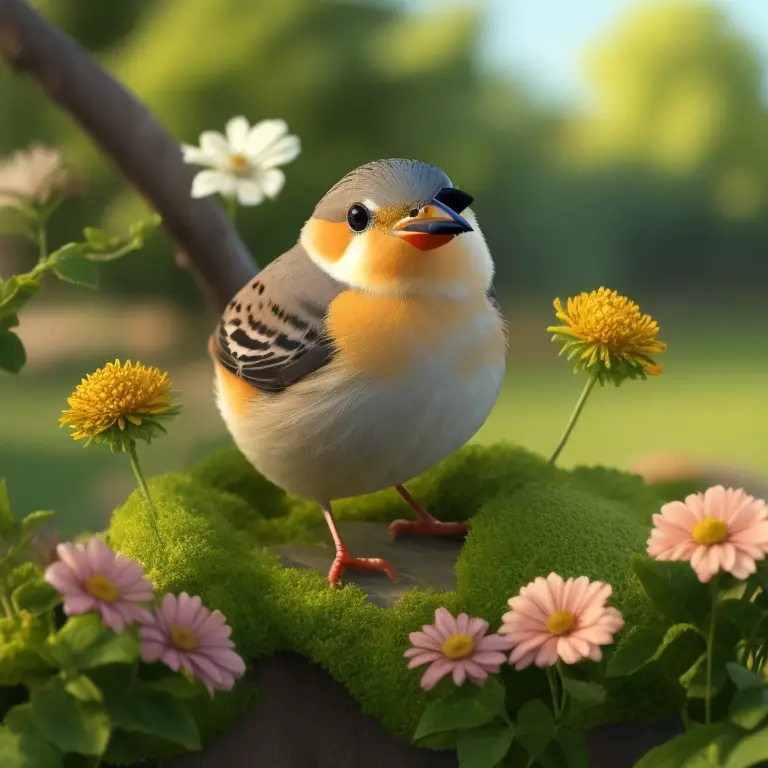 Imagen de lista de nombres de pájaros hermosos - Descubre la belleza de la fauna aviar.