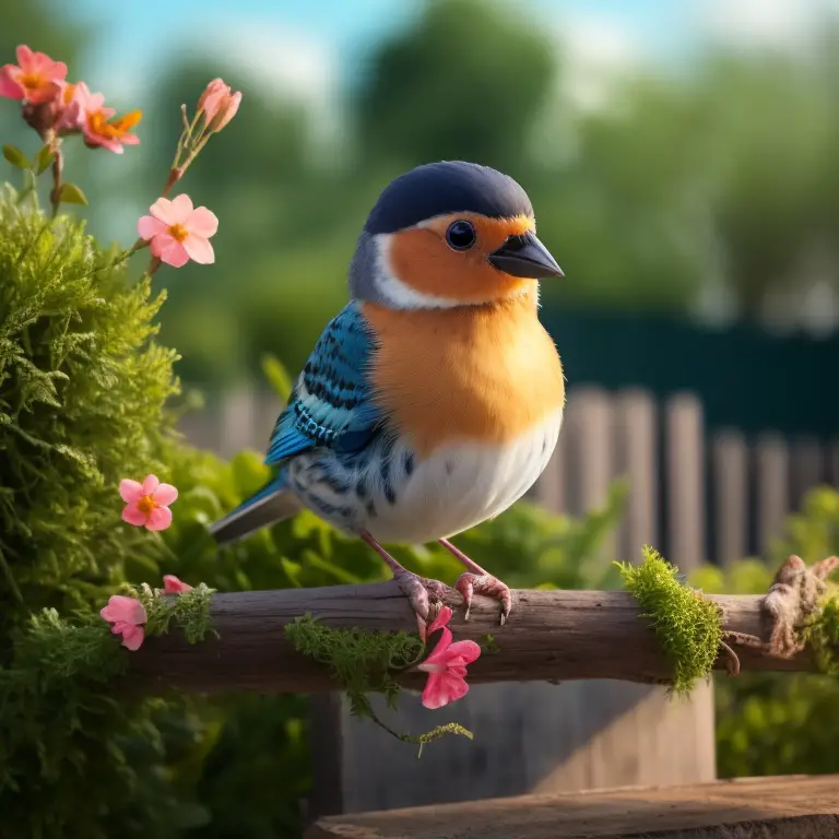 Alt text: Lenguaje secreto de las aves: Aprende a interpretar su comportamiento. Imagen de un pájaro posado en una rama.