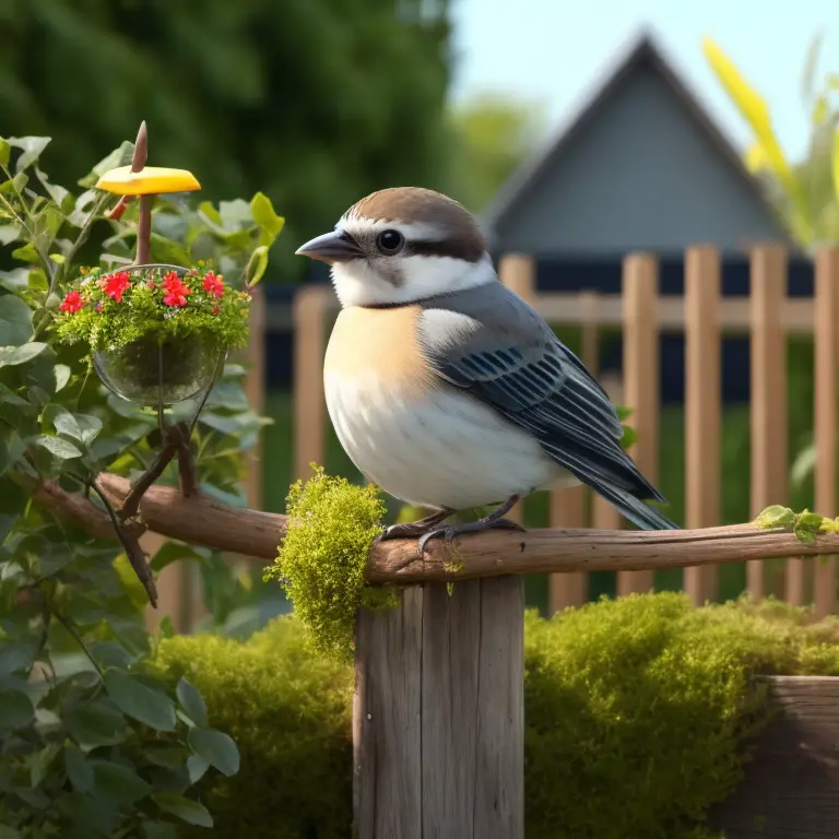 Imagen de un pájaro construyendo su hogar con paciencia y dedicación en un tiempo sorprendente