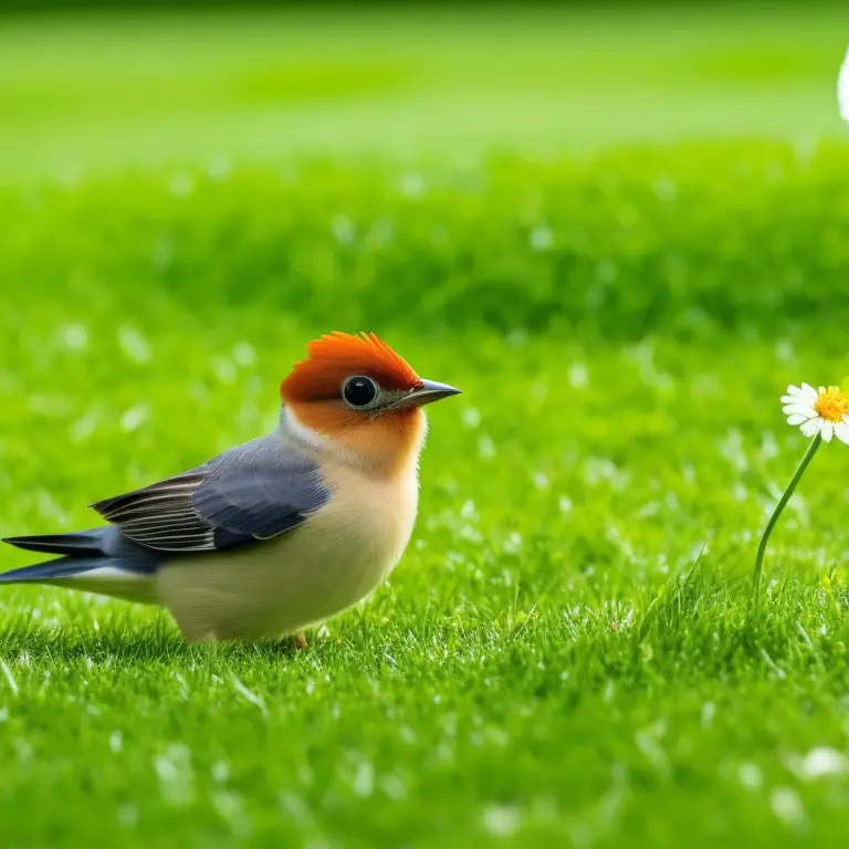 Pájaro alimentándose en mano con semillas y frutas según los consejos expertos para alimentar a un ave de compañía.