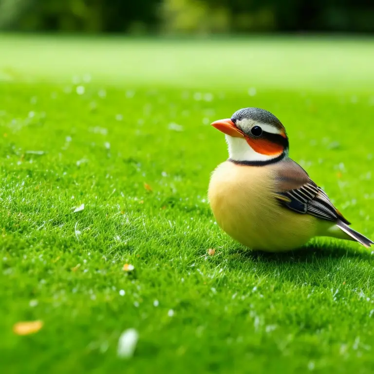 Imagen de una persona usando un repelente de pájaros para proteger su huerto en el jardín - Los 10 mejores consejos para alejar a los pájaros y proteger tus cultivos de frutas en el jardín.