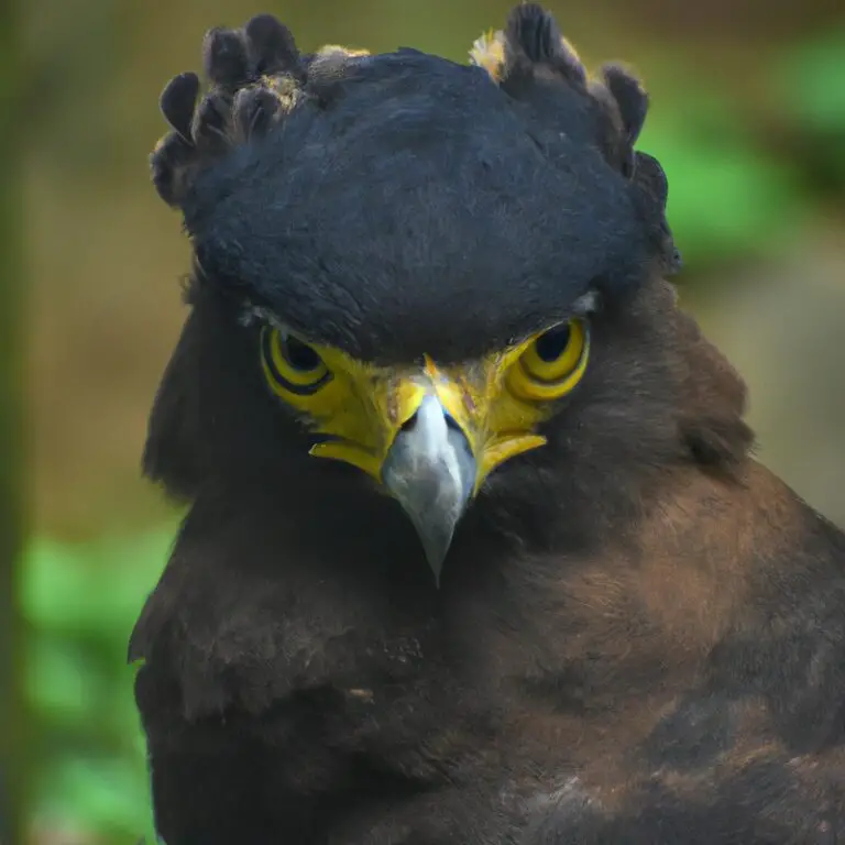 Águila Crestada Protegida.