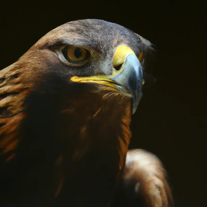 Águila Real anidando.