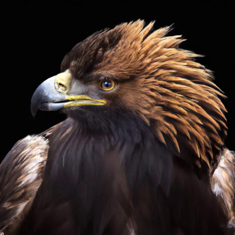 Águila Real cazando.