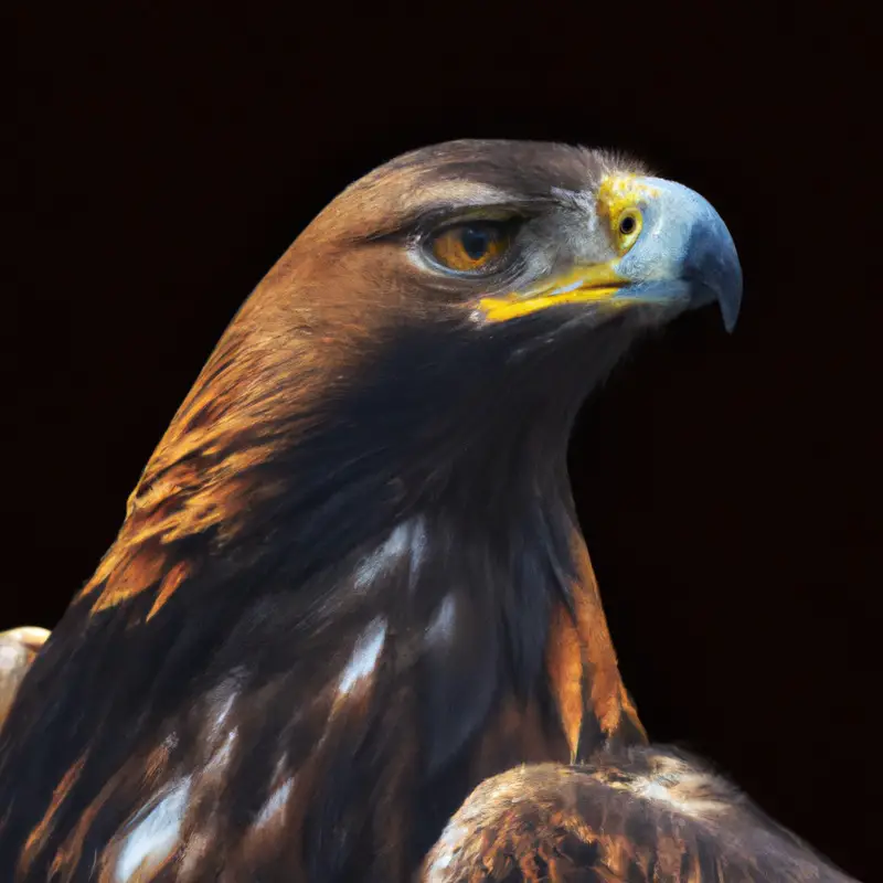 Águila Real vocalizando.