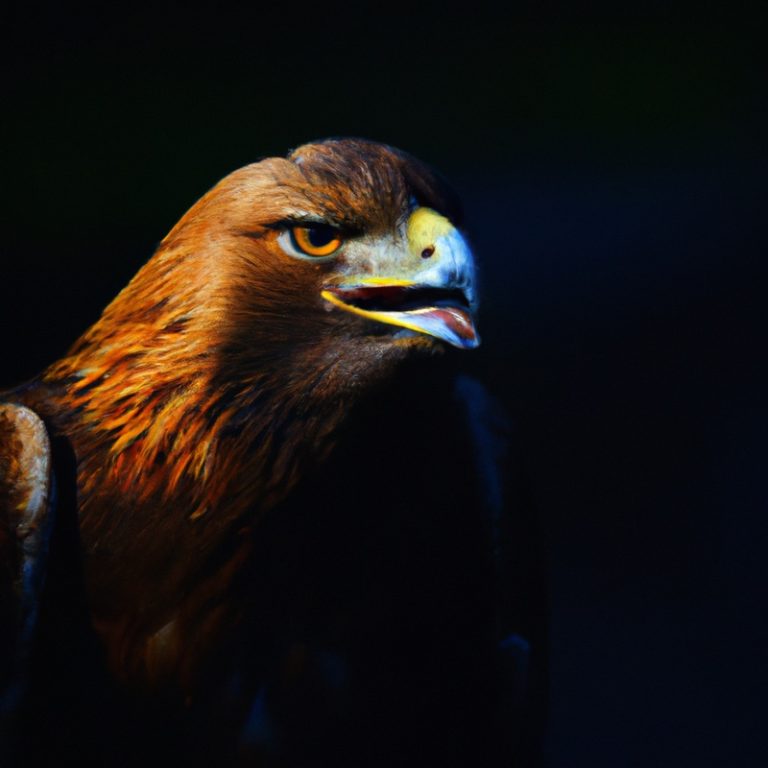 Águila Real volando.