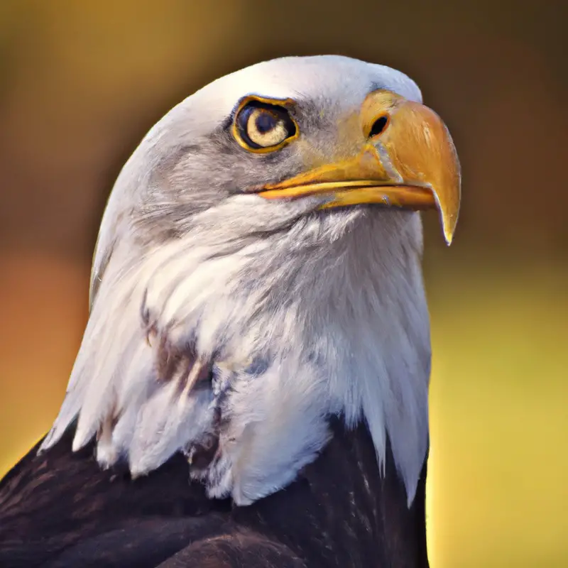 Aguila arpía vista frontal