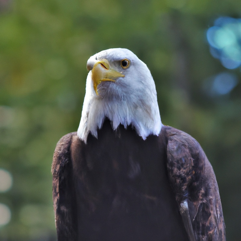 Aguila calva afectada
