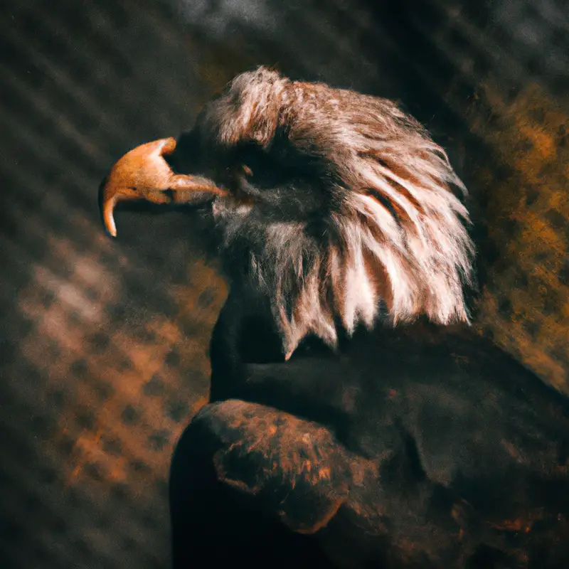 Águila cazando.