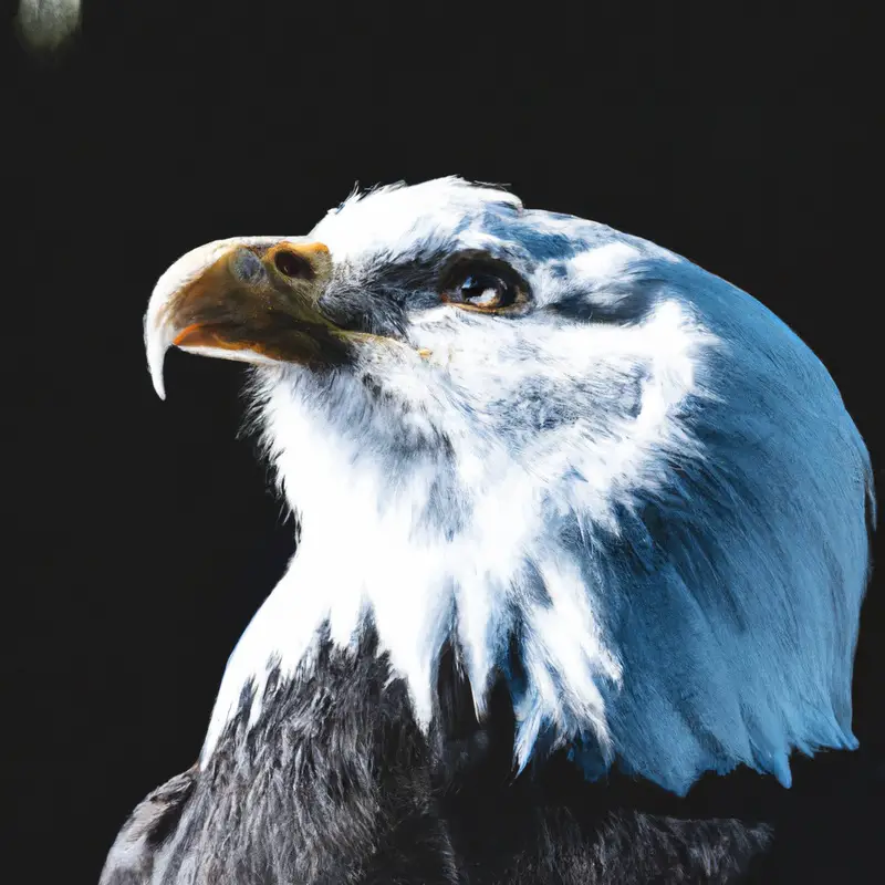 Águila cazando.