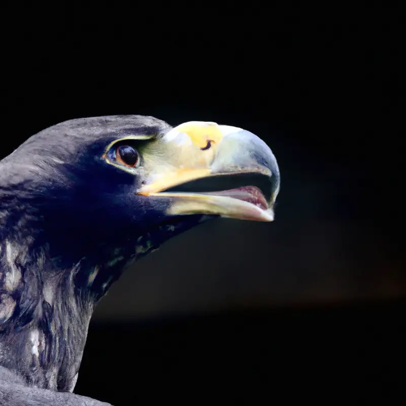 Águila cazando.