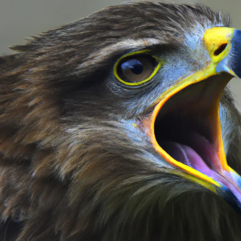 Águila cazando.