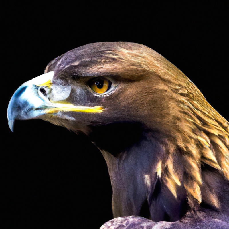 Aguila cazando.
