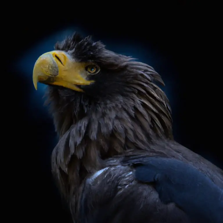 Águila en ramas.