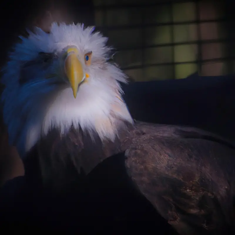 Aguila en vuelo.