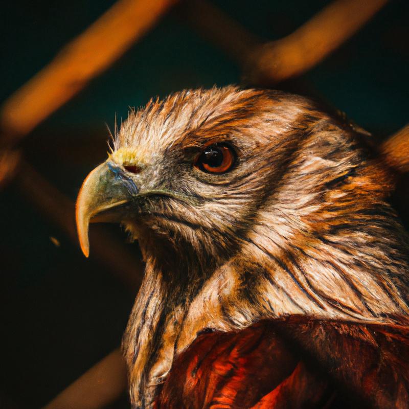 Águila en vuelo.