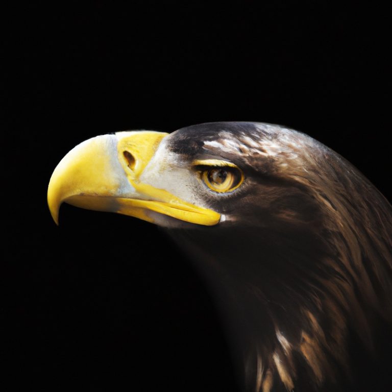 Águila en vuelo.