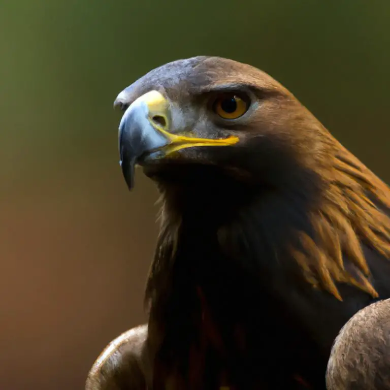 Águila en vuelo.