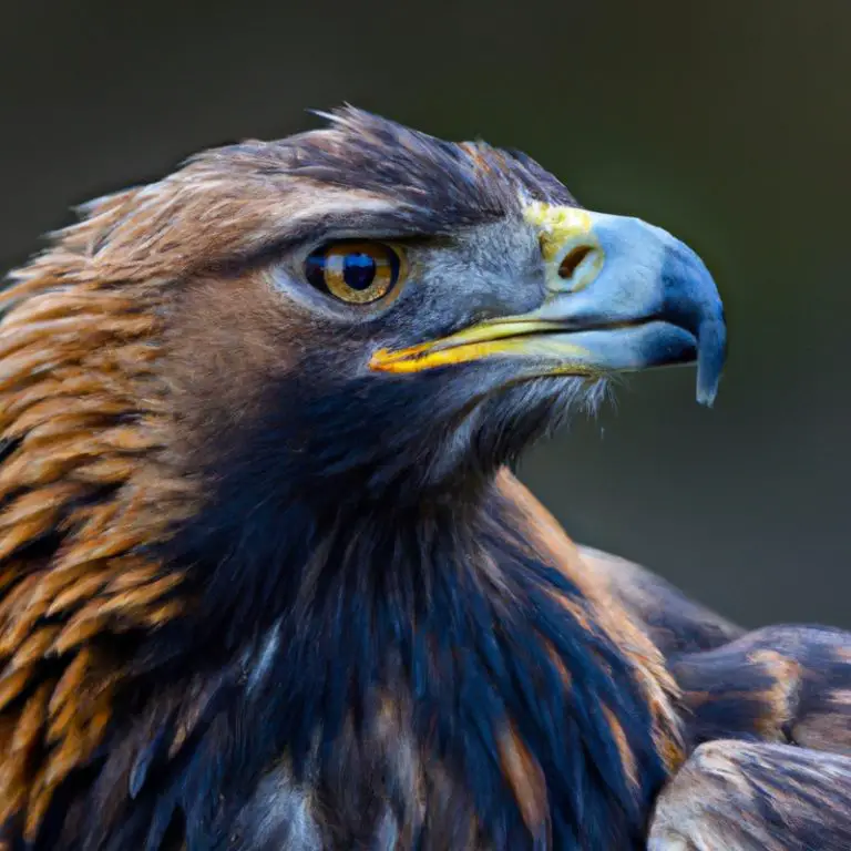 Águila real en peligro.