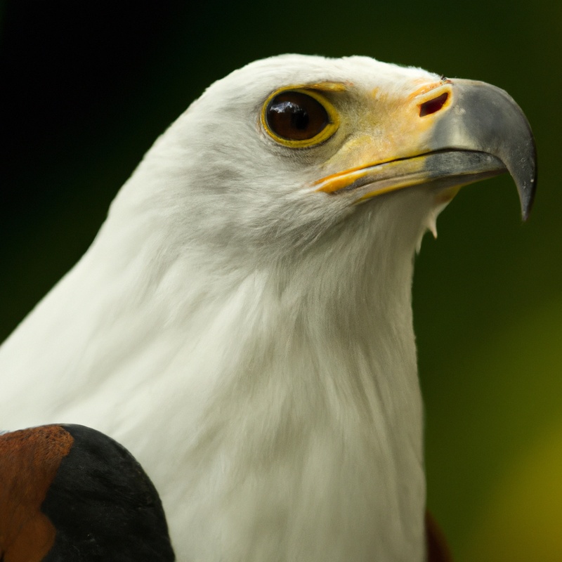 Plumas águila pescadora: rayas pardas.