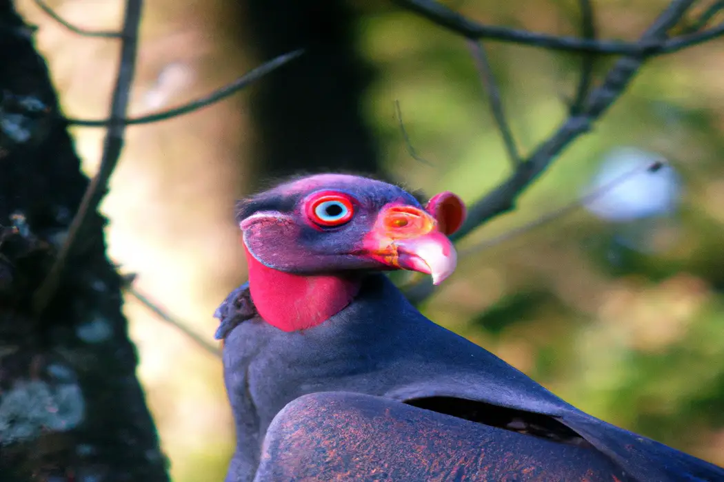 Aguila volando.