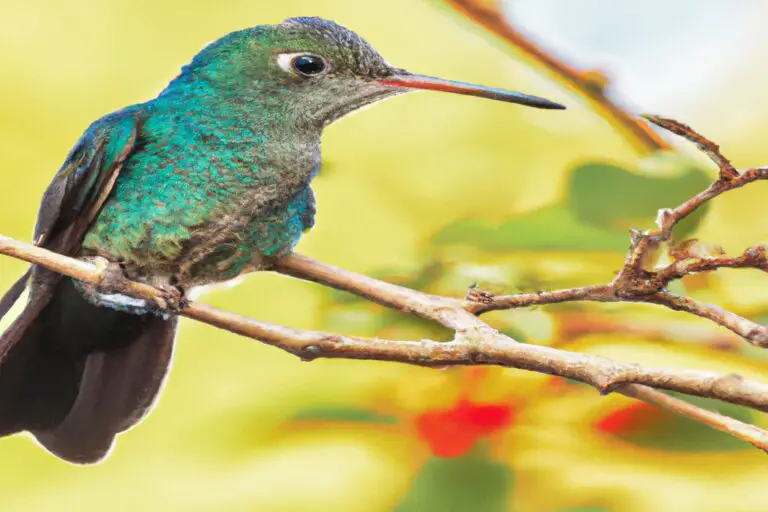 Colibrí danzante.