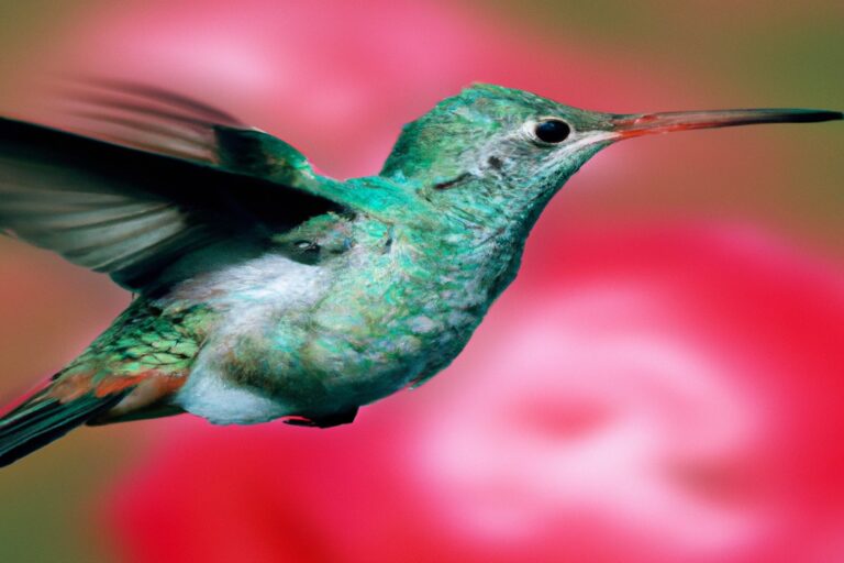 Colibríes emparejados felices.