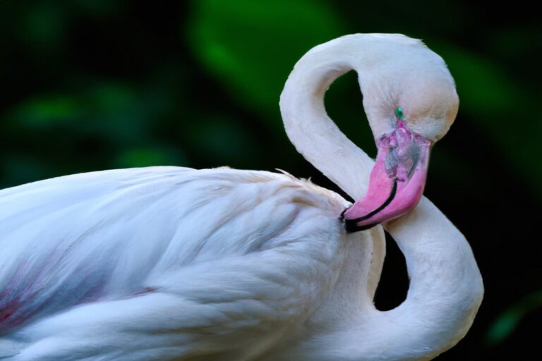 Flamencos enfermos.