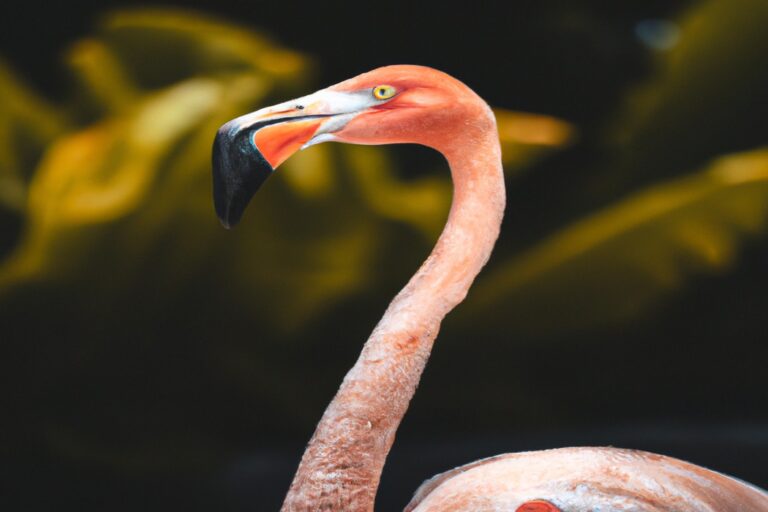 Flamencos rosados nadando.