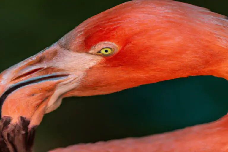 Flamencos volando.