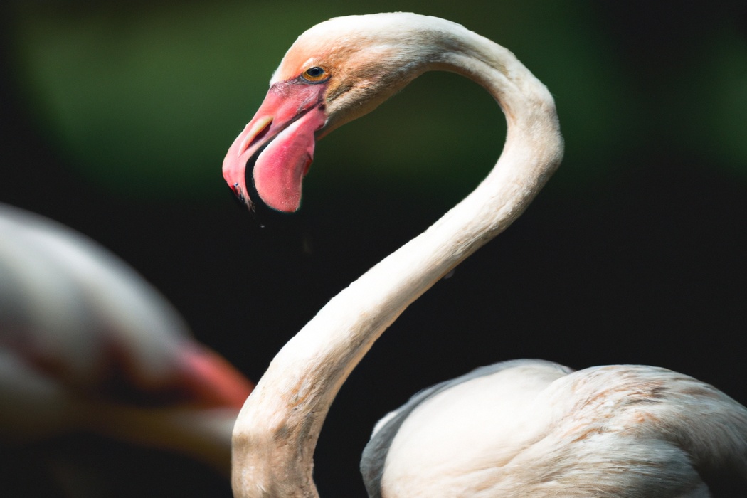 Flamingo en hábitat.