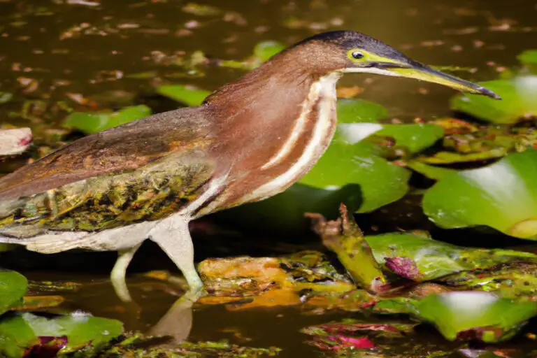 Loro verde exótico.